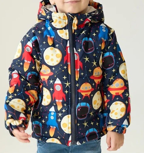 Jungen winterjacke mit coolem - jungen,