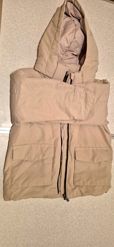 Mädchen winterjacke beige - c,