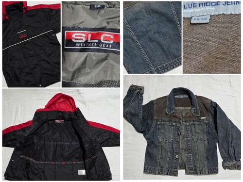 2er set kinder jeans jacke - 2er,