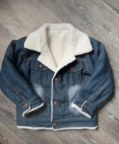 Kuschelige jeansjacke mit - kuschelige,