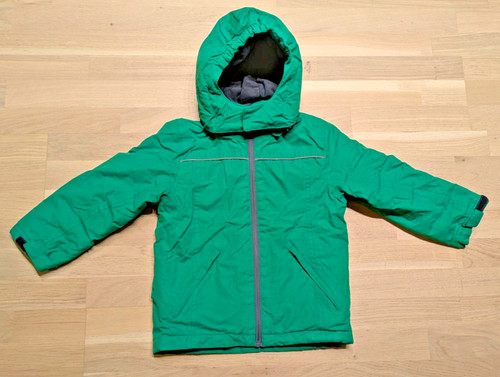 Grüner anorak skijacke mit - grüner,